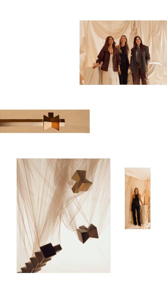 A collage of BTS images from the Forma Product Shoot with Lo & Co and Smac Studio
